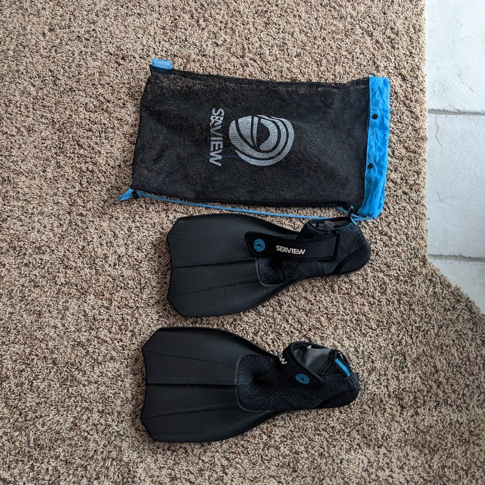 Seaview Short Swim Fins (Size 9)